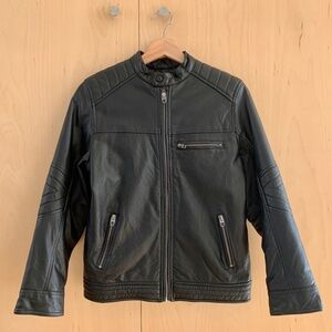 ZARA Boys Faux Leather Jacket Size 11-12